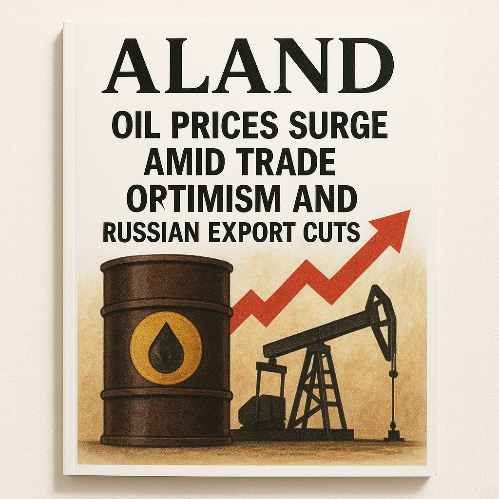  ALAND Magazine Cover – Oil Prices Surge Amid Trade Optimism and Russian Export Cuts